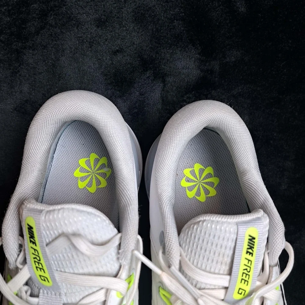 Nike Free Golf NN Golf Shoes Men's Size 9 White Black Volt FN0332-101